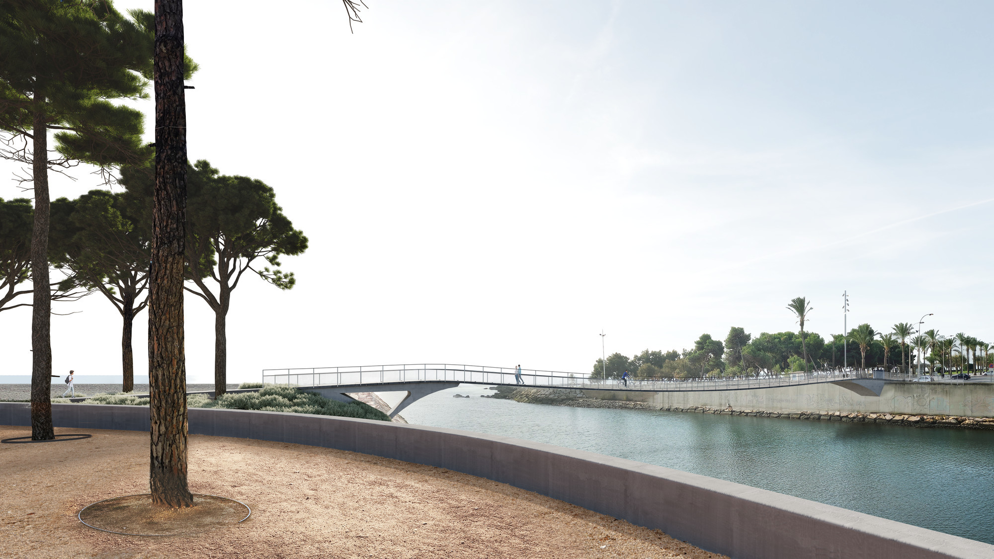Bridge Design: schlaich bergermann partner / Rendering: Supernova Visual
